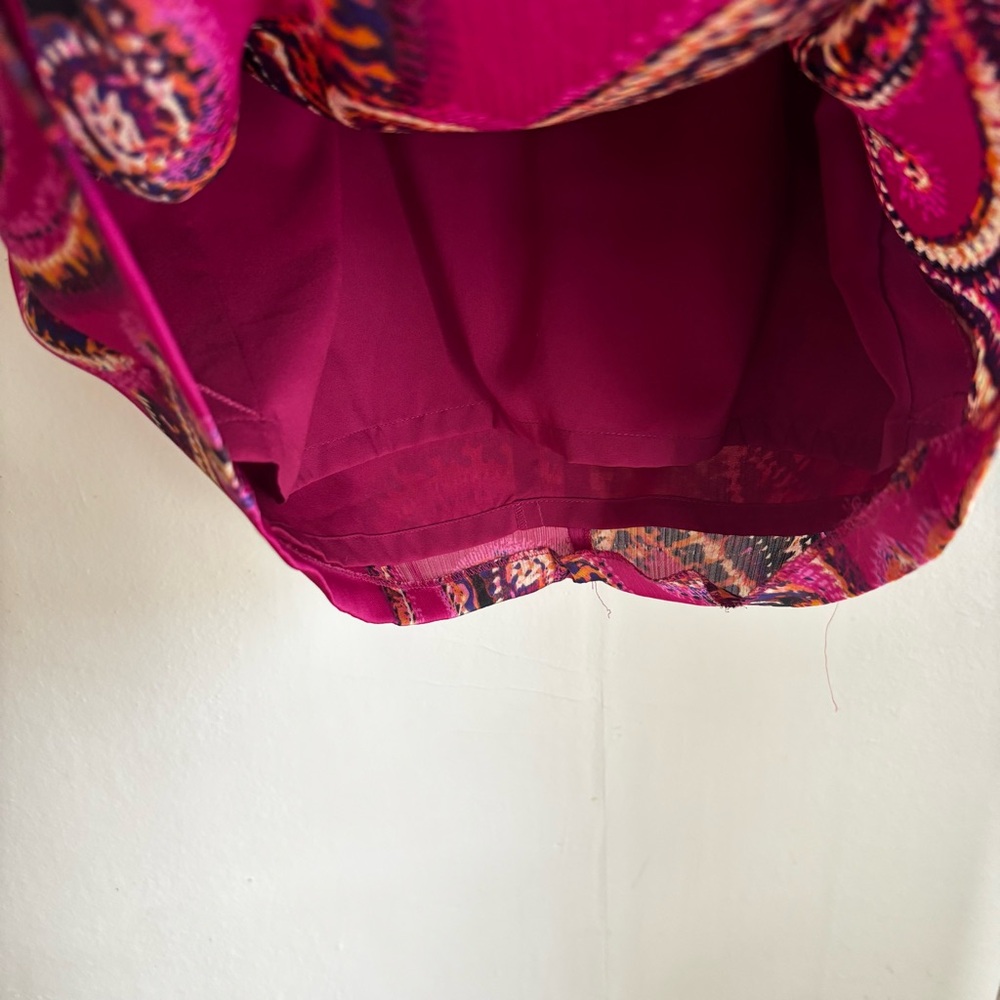 Ralph Lauren Pink Paisley Midi Dress size 8 - Picture 5 of 8
